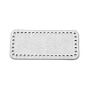 PU Leather Rectangle Bag Bottom PURS-WH0001-15B-1
