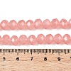 Baking Paint Imitation Jade Glass Bead Strands DGLA-A034-J8MM-A31-4