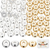 80Pcs 2 Colors 304 Stainless Steel Spacer Beads STAS-BBC0004-30-1