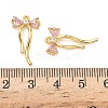 Brass Micro Pave Cubic Zirconia Pendants X-KK-A281-10G-03-3