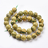 Natural Verdite Stone Beads Strands G-C242-03D-3
