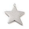 Non-Tarnish 304 Stainless Steel Pendants STAS-P312-14P-2
