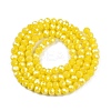 Electroplate Glass Beads Strands EGLA-A044-P4mm-A04-3