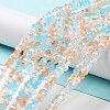 Glass Beads Strands EGLA-A034-M4mm-56-1