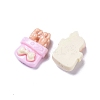 Opaque Cute Resin Decoden Cabochons RESI-B024-01K-2