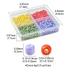 800Pcs 4 Styles Mixed Styles Glass Round Seed Beads SEED-FS0001-18A-4
