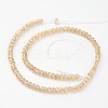 Electroplate Glass Beads Strands LS-EGLA-D020-3x2mm-49-3