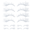 8 Pairs 2 Styles Eyelash Shape Waterproof PVC Picture Stickers DIY-HY0003-05B-1