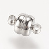 Brass Magnetic Clasps with Loops X-KK-H361-N-NR-2