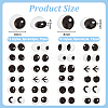 144Pcs 24 Style Glass Doll Craft Eyes Cabochons DIY-OC0011-83A-2