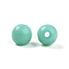 Opaque Solid Color Glass Beads GLAA-N007-4mm-A04-2
