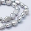 Natural Cultured Freshwater Pearl Beads Strands PEAR-K004-02A-3