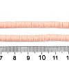 Flat Round Handmade Polymer Clay Beads CLAY-R067-6.0mm-13-5