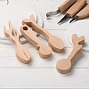 Unfinished Wood Blank Spoon DIY-E026-11-4