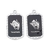 Alloy Twelve Constellations Series Big Pendants PALLOY-O107-01P-04-1