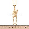 201 Stainless Steel Skeleton Pendant Necklaces LS-NJEW-K283-08G-3