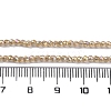 Transparent Electroplate Glass Beads Strands EGLA-H107-01A-AB02-2