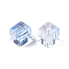 Baking Paint Transparent Glass Beads DGLA-N005-01A-03-3