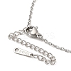 Non-Tarnish 304 Stainless Steel Pendant Necklaces LS-NJEW-H010-02P-3