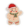 Christmas Theme Opaque Printed Acrylic Pendants SACR-S035-01B-1