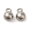 201 Stainless Steel Charms STAS-A093-01C-P-1-1