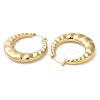 Rack Plating 304 Stainless Steel Hoop Earrings for Women EJEW-Z026-21G-2