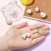 6Pcs 3 Styles Shell Pearl Pendants KK-CJ0003-41-4