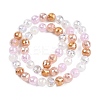Transparent Glass Beads Strands GLAA-T023-31B-2