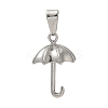 Non-Tarnish 304 Stainless Steel Pendants STAS-B053-22P-1