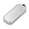 Anti-Tarnish 304 Stainless Steel Pendants STAS-D194-03P-2