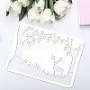 5Pcs 5 Styles PET Hollow Out Drawing Painting Stencils DIY-WH0394-0170-3