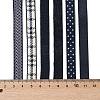 18 Yards 6 Styles Polyester Ribbon SRIB-Q022-E05-2