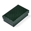 Rhombus Textured Cardboard Jewelry Boxes CBOX-T006-02C-3