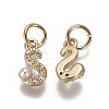 Brass Charms KK-L179-08S-G-2