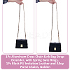 1Pc Aluminum Cross Chain Link Bag Strap Extender FIND-UN0007-47-4