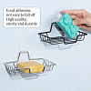 4 Sets 2 Colors Stainless Steel Soap Dishes DIY-GA0005-27-4