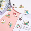 20Pcs 10 Style Alloy Enamel Pendants ENAM-SZ0003-28-4