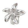 Adjustable 304 Stainless Steel Cuff Rings for Women LS-RJEW-B135-07P-2