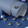 10Pcs Alloy Diffuser Locket Pendants FIND-SC0008-35-4