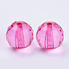 Transparent Acrylic Beads TACR-Q254-10mm-V08-2