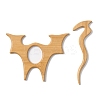 Wood Buckle Pin JEWB-WH0023-20A-2