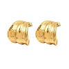 304 Stainless Steel C-Shaped Stud Earrings EJEW-I319-04G-4