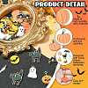 30Pcs 6 Styles Halloween Rack Plating Alloy Enamel Pendants PALLOY-CJ0002-32-3