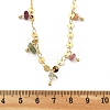 Brass Rolo & Flat Sequin Chains Necklaces for Women NJEW-D302-55-7