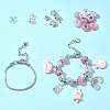 DIY Cartoon Resin & Alloy European Beads Bracelets Making Kits DIY-FS0007-21-7