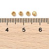 SHEGRACE Brass Textured Round Beads XGRPCU075-296G-3