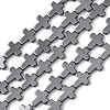 Non-magnetic Synthetic Hematite Beads Strands G-P218-17-08-1