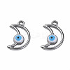 304 Stainless Steel Enamel Pendants STAS-N087-50-02P-2