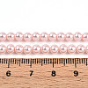 Baking Paint Pearlized Glass Pearl Bead Strands HY-N002-4mm-A10-5