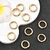 SHEGRACE Brass Spring Gate Rings XGR0009G-10G-5